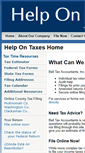 Mobile Screenshot of helpontaxes.com